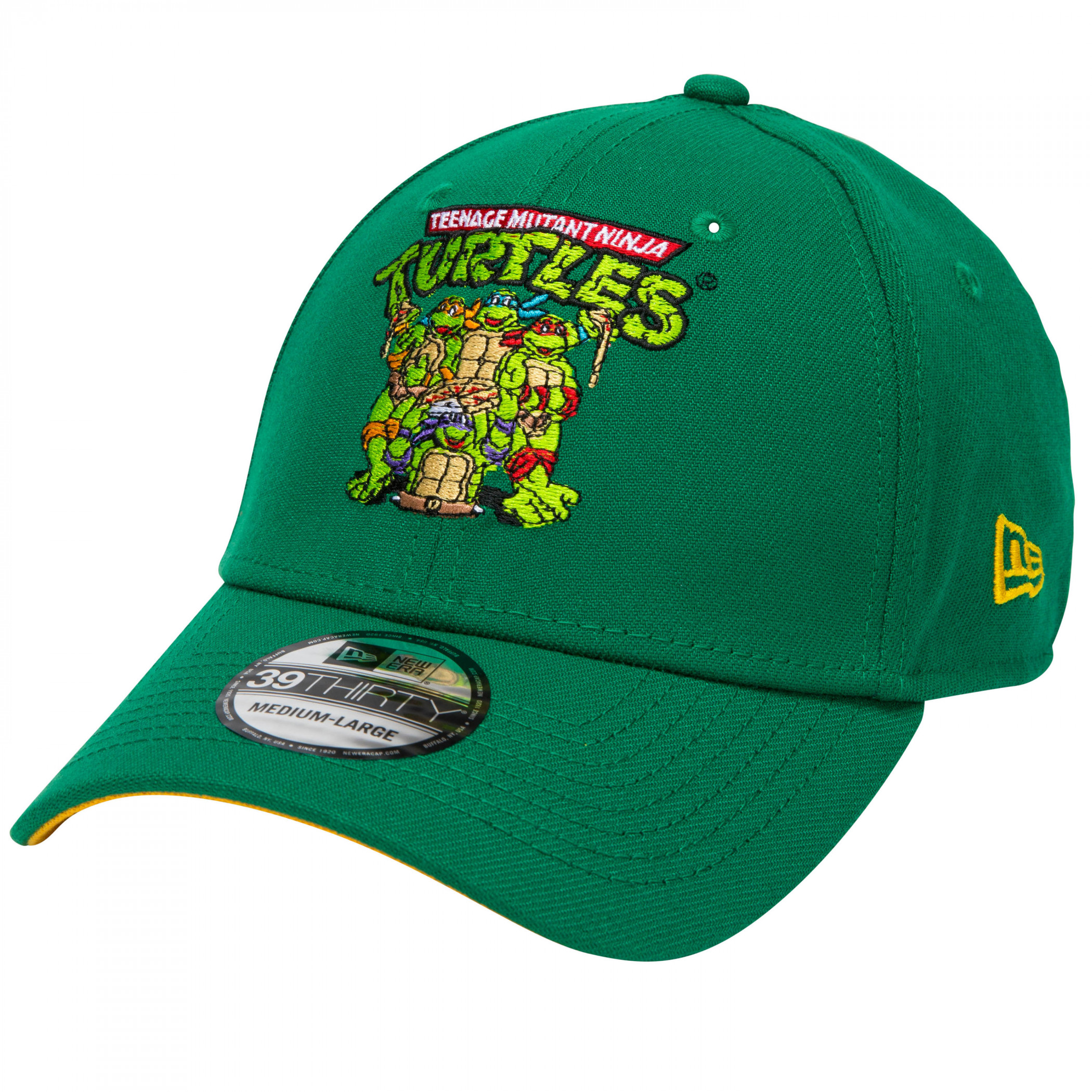 Teenage Mutant Ninja Turtles 90's Logo 39Thirty Fitted Hat Green